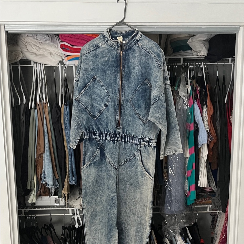 Source Unknown Denim Jumpsuit